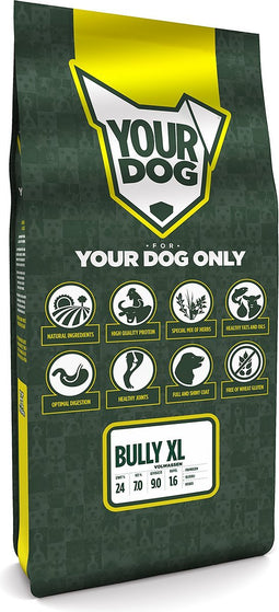 Yourdog Bully xl Rasspecifiek Adult Hondenvoer 12kg | Hondenbrokken