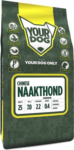 Yourdog chinese naakthond senior - 3 KG