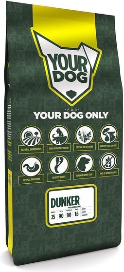 Yourdog Dunker Rasspecifiek Adult Hondenvoer 12kg | Hondenbrokken
