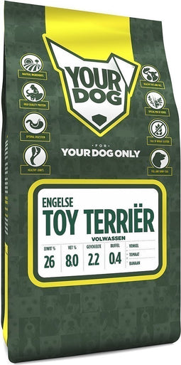 Yourdog engelse toy terriër volwassen - 3 KG