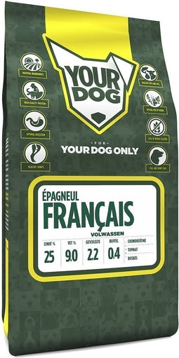 Yourdog epagneul francais volwassen - 3 KG