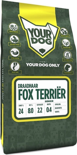 Yourdog Fox terriër draadhaar Rasspecifiek Senior Hondenvoer 6kg | Hondenbrokken