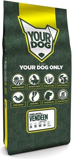 Yourdog Grand griffon vendéen Rasspecifiek Adult Hondenvoer 12kg | Hondenbrokken