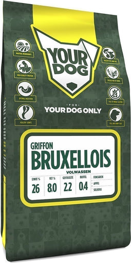 Yourdog griffon bruxellois volwassen - 3 KG