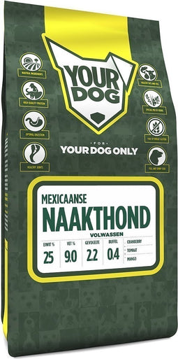 Yourdog mexicaanse naakthond volwassen - 3 KG