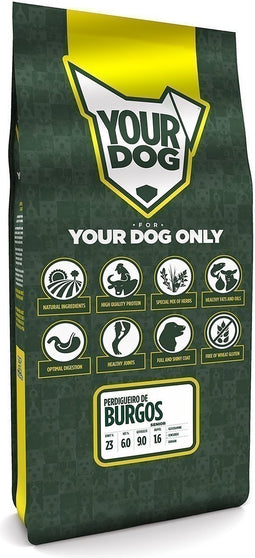 Yourdog Perdigueiro de burgos Rasspecifiek Senior Hondenvoer 12kg | Hondenbrokken