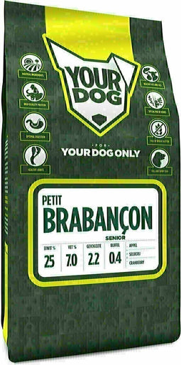 Yourdog petit brabançon senior - 3 KG