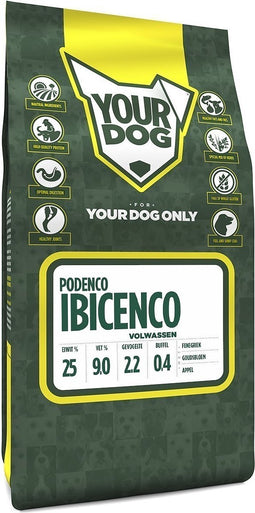 Yourdog podenco ibicenco volwassen - 3 KG