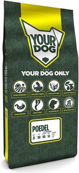Yourdog Poedel Rasspecifiek Adult Hondenvoer 12kg | Hondenbrokken