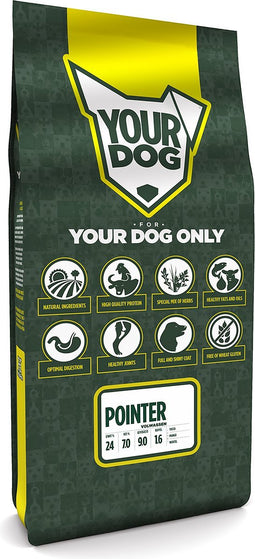 Yourdog Pointer Rasspecifiek Adult Hondenvoer 12kg | Hondenbrokken