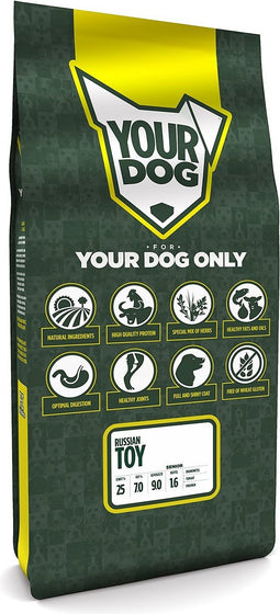 Yourdog Russian toy Rasspecifiek Senior Hondenvoer 12kg | Hondenbrokken