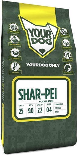 Yourdog shar-pei volwassen - 3 KG