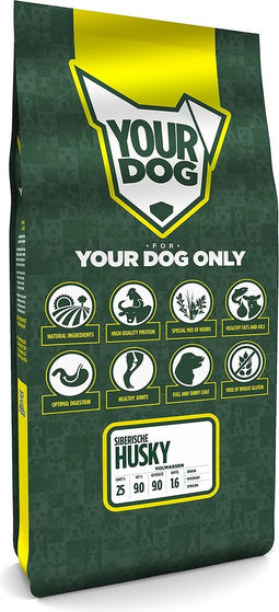 Yourdog Siberische husky Rasspecifiek Adult Hondenvoer 12kg | Hondenbrokken