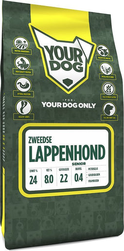Yourdog Zweedse lappenhond Rasspecifiek Senior Hondenvoer 6kg | Hondenbrokken