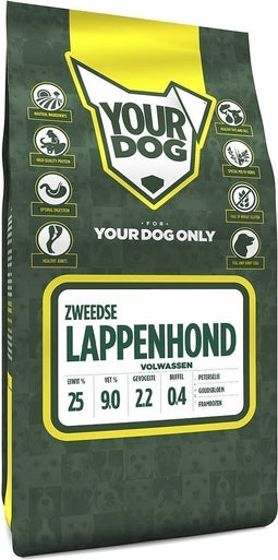 Yourdog zweedse lappenhond volwassen - 3 KG