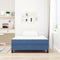 vidaXL - Pocketveringmatras - Blauw, - Medium, - 120x200x20 - cm, - Stof