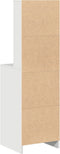 vidaXL - Hoge - Kast - Wit - 40x41x135 - cm - van - Geëngineerd - Hout
