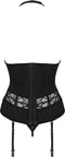 Obsessive - Serafia Korset en String - Zwart
