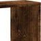vidaXL - Wandschap - 100x15x70 - cm - bewerkt - hout - gerookt - eikenkleurig