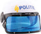 Johntoy Politie helm - verkleed accessoire - kunststof - 21 x 24 x 13 cm - wit