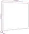 vidaXL - Kurkbord - met - massief - grenenhouten - frame - 60x55 - cm