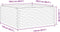 vidaXL - Plantenbak - 110x110x46 - cm - massief - grenenhout - wasbruin