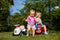 Falk Baby Rainbow Farm Ride-On - Meisjes - Wit Roze - Tractor