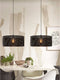 GOOD&MOJO Hanglamp Java - Bamboe Zwart - Ø50cm - Modern - Hanglampen Eetkamer, Slaapkamer, Woonkamer