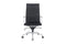 Feel Furniture - Luxe Executive bureaustoel van 100% rundleer - Hoge rugleuning - Zwart