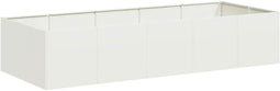 vidaXL - Plantenbak - 200x80x40 - cm - staal - wit