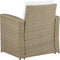 Beliani LUCA - Loungeset voor 4 - Beige - PE rotan