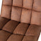 WOOOD Dirkje Draaifauteuil - Leerlook - Cognac - 101x70x85