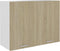 vidaXL - Hangkast - 80x31x60 - cm - bewerkt - hout - sonoma - eikenkleurig