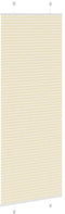 vidaXL Plissé - Rolgordijn - 80x200 cm - 100% polyester - crème