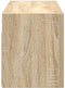 vidaXL - Badkamerwandkast - 60x25x30 - cm - bewerkt - hout - sonoma - eikenkleurig