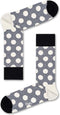 Happy Socks Gift Box - 4 paar unisex sokken - Zwart/Wit (36-40)