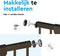 BRASQ Traphekje - Veiligheidshek - Klembevestiging - 75 t/m 93 cm - Zwart