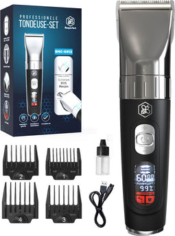 Beeperfect® Tondeuse Mannen - Haartrimmer - Tondeuse Mannen Hoofdhaar - Trimmer voor Hoofd & Baard - Haar tondeuse - Trimmer