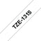Brother TZe-131S - Labeltape - Gelamineerd - 12 mm zwart op transparant (4 m)