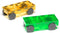 Magna Tiles - 2 stuks Cars Auto's Clear Colors - Constructiespeelgoed