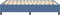 vidaXL - Boxspringbed - Blauw - 160x200 - cm - Corduroy - Stof