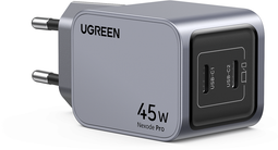 Ugreen Nexode Pro - Oplader - 2x USB type-C 45W - Grijs