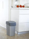 Curver Flip Bin - Afvalbak 25L - Compact ontwerp - Zilver/Antraciet
