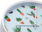 nXt - Stille Wandklok - 30 cm - Plastic - Groen - 'Cactus'