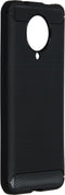 Hoesje Siliconen Geschikt voor Xiaomi Poco F2 Pro - Brushed Backcover - Zwart