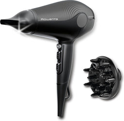 Rowenta Ultra Silence CV6430 - Föhn - 2100W - Stille Haardroger - Ionische Technologie - Zwart
