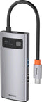 BASEUS Multifunctionele USB-C HUB - Grey