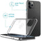 iMoshion Hoesje Geschikt voor iPhone 11 Pro Hoesje Siliconen - iMoshion Design hoesje - Wit / Transparant / Dandelion