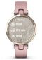 Garmin Lily - Smartwatch - Gezondheidsmonitoring en smartphone meldingen - Goud (Roze)