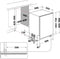 Whirlpool W0I D751A X - Volledig geïntegreerde vaatwasser - Energieklasse B - Waterverbruik 9,5L per cyclus